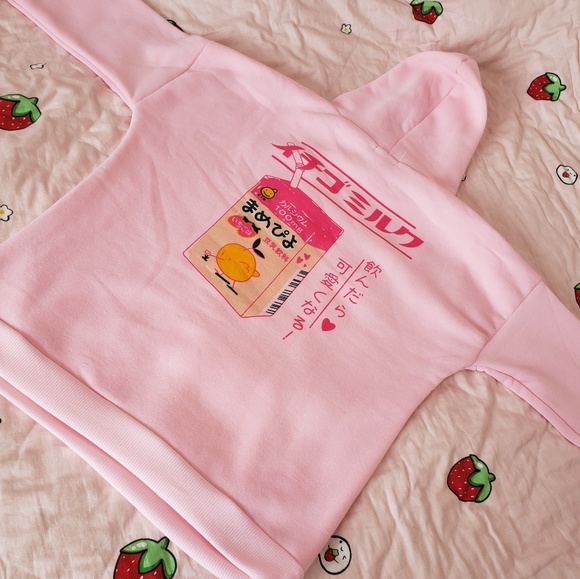 japanese milk hoodie